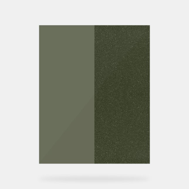 Panneau Acrylique Moss moderne - Personnaliser (Recto)