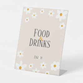 Panneau Alimentation et boissons de 1er anniversai