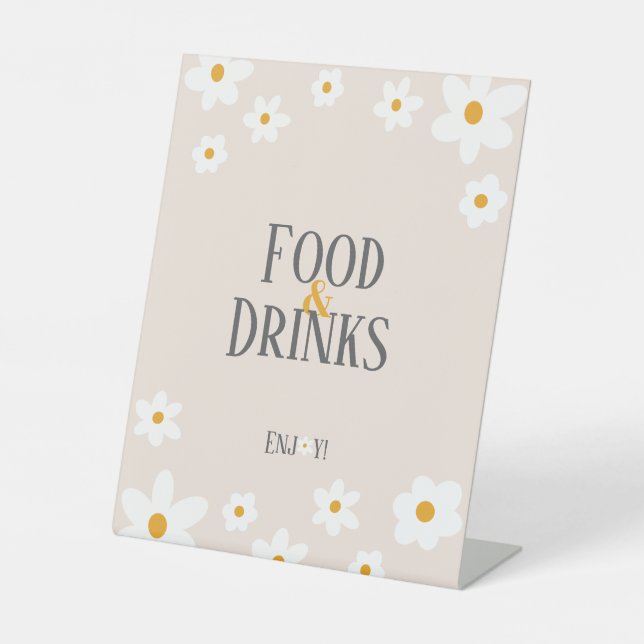 Panneau Alimentation et boissons de 1er anniversai (Recto)