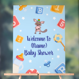 Panneau Baby shower Akili et Me