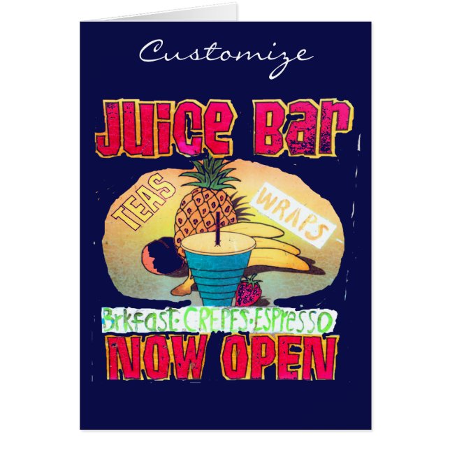 Panneau Barre de jus Thunder_Cove (Devant)