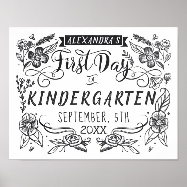 Panneau blanc du tableau de bord du premier jour d (Devant)