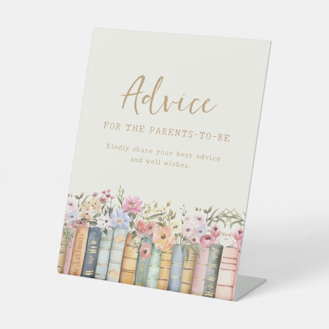 Panneau Boho Baby shower Conseils (Recto)