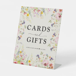 Panneau Boho Chic Fleur sauvage Baby shower