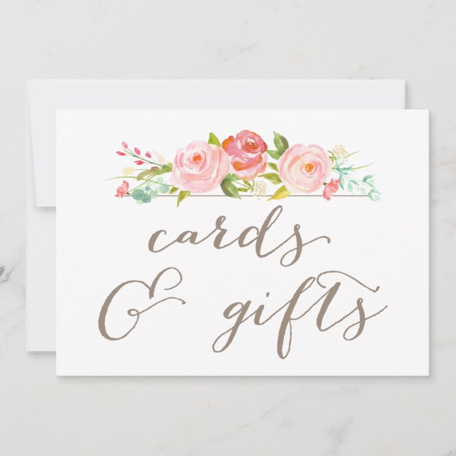Panneau Cartes de Voeux et Cadeaux de Mariage Jard (Devant)