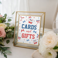 Panneau Cartes et Cadeaux Tout Américain 8x10