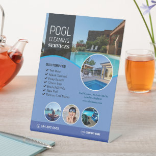 Panneau central Services de nettoyage de piscine