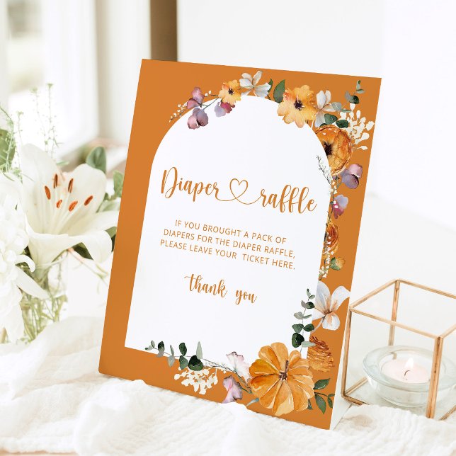 Panneau citrouille de l'arc d'automne Diaper tombo (Créateur téléchargé)