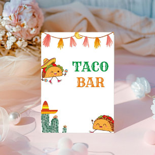 Panneau de Baby shower Taco Bout a Baby Taco Bar