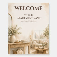 Panneau de bienvenue Appartement Boho Airbnb