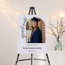 Panneau de bienvenue de remise des diplômes en écr