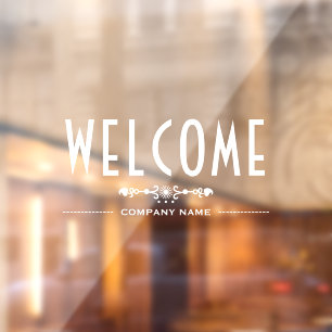 Panneau de bienvenue décoratif,