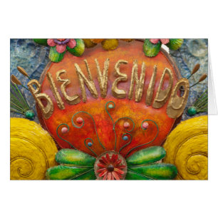 Panneau de bienvenue en espagnol, Mexique