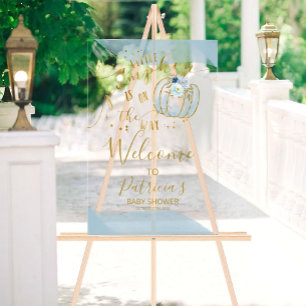 Panneau de bienvenue pour Baby Shower d'automne à