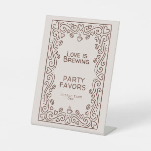Panneau de bienvenue pour la baby shower "L'amour