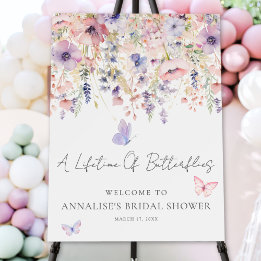 Panneau de bienvenue pour une baby shower de maria