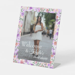 Panneau de bienvenue pour une baby shower de maria
