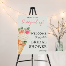 Panneau de bienvenue pour une baby shower « Elle a