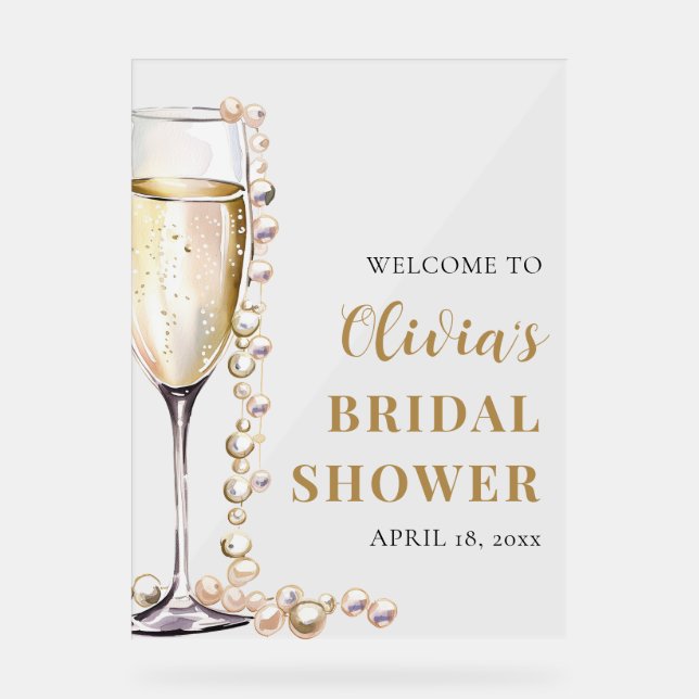 Panneau de bienvenue pour une fête prénuptiale Per (Recto)