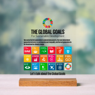 Panneau de bureau exécutif SDG - Motivateur de bur