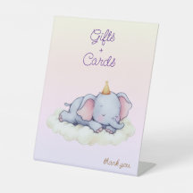 Panneau de cadeaux et de cartes pour Baby Shower É
