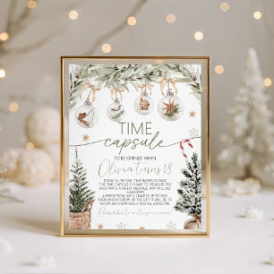 Panneau de capsule temporelle Winter Onederland