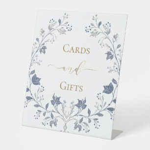 panneau de cartes bleues