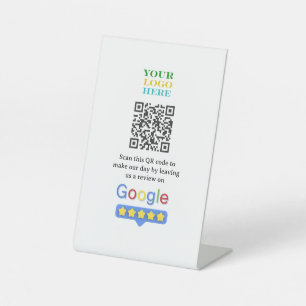 Panneau de code QR de révision Google Entreprise
