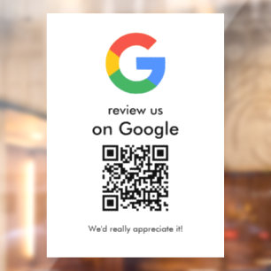 Panneau de code QR Google pour examen de numérisat