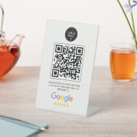 Panneau de code QR pour Google Avis pour salons et