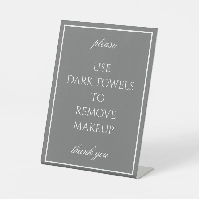 Panneau de comptoir de serviettes de maquillage gr (Recto)