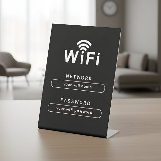 Panneau de connexion au réseau WIFI | Simple éléga