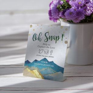 Panneau de connexion du Mariage de la montagne d'o