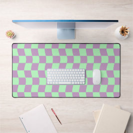 Panneau de contrôle mignon Pastel Purple Green Wav