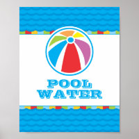 Panneau de décoration de la piscine de Beach Ball