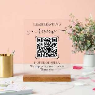 Panneau de demande d'avis avec QR Code en écriture