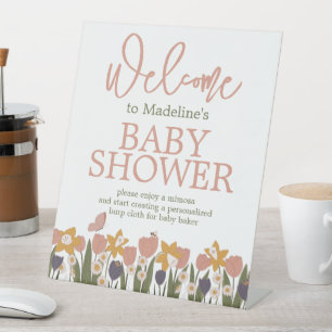 panneau de douche pour bébé/nuptiale du jardin de 