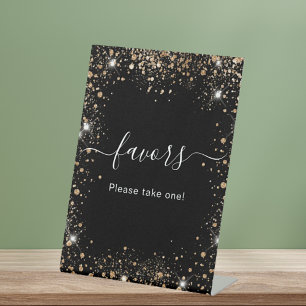 Panneau de faveurs de poussière de paillettes d'or