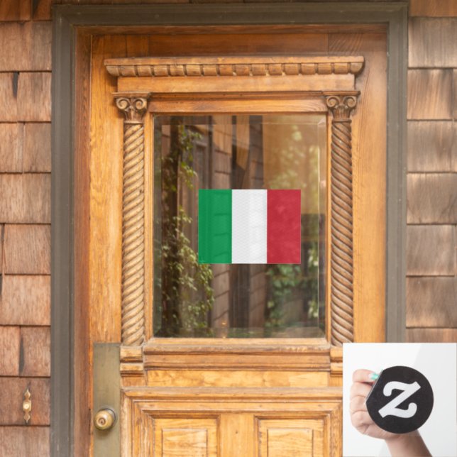 Panneau de fenêtre Italie, Clôture, Drapeau italie (Porte d'accueil)