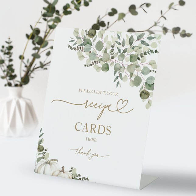 Panneau de Fête des mariées Citrouille vert Recett (Créateur téléchargé)