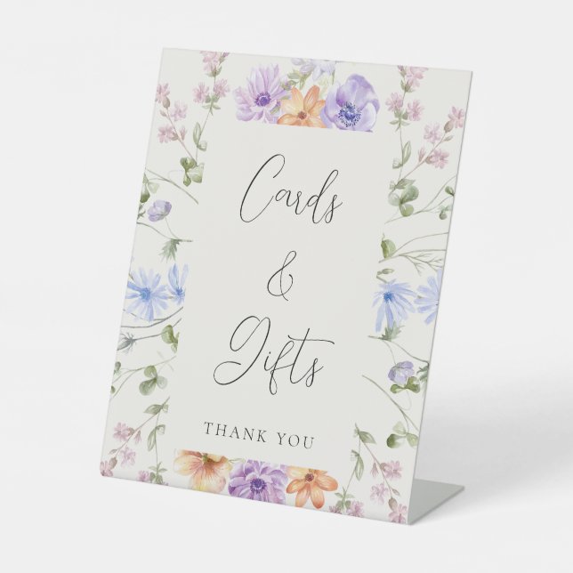 Panneau de Fête des mariées fleur sauvage (Recto)