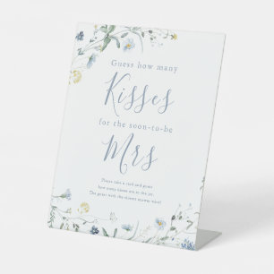 Panneau de jeu "Blue Wildflower devine combien de 