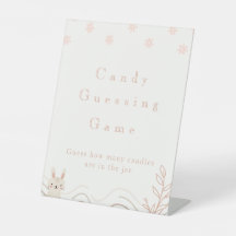 Panneau de jeu de devinette de bonbons