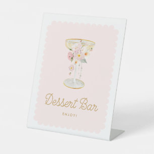 Panneau de la barre de dessert Pink Pearl et Prose