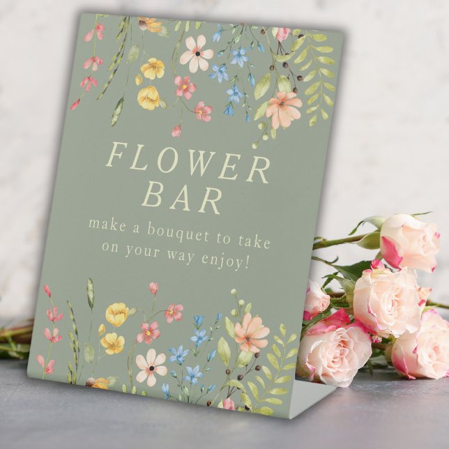 Panneau de la barre de la Fête des mariées fleur s (Créateur téléchargé)