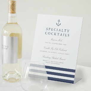 Panneau de la barre de Mariage d'Ancres nautiques