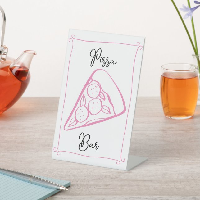 Panneau de la barre de pizza Whimsical (In SItu)