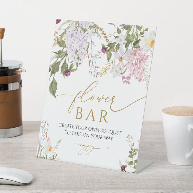 Panneau de la barre des fleurs Fleurs sauvages (In SItu)