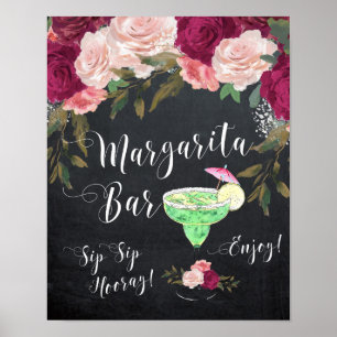 Panneau de la barre Margarita mariage tableau de b