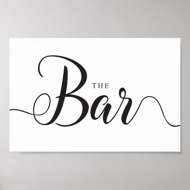 Panneau de la barre. Poster des boissons du bar ex (Devant)